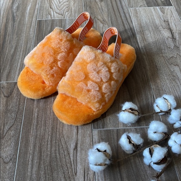 🌿UGG🌿 FLUFF YEAH SLIDE POPPY SANDALS SLIPPERS - Picture 10 of 14
